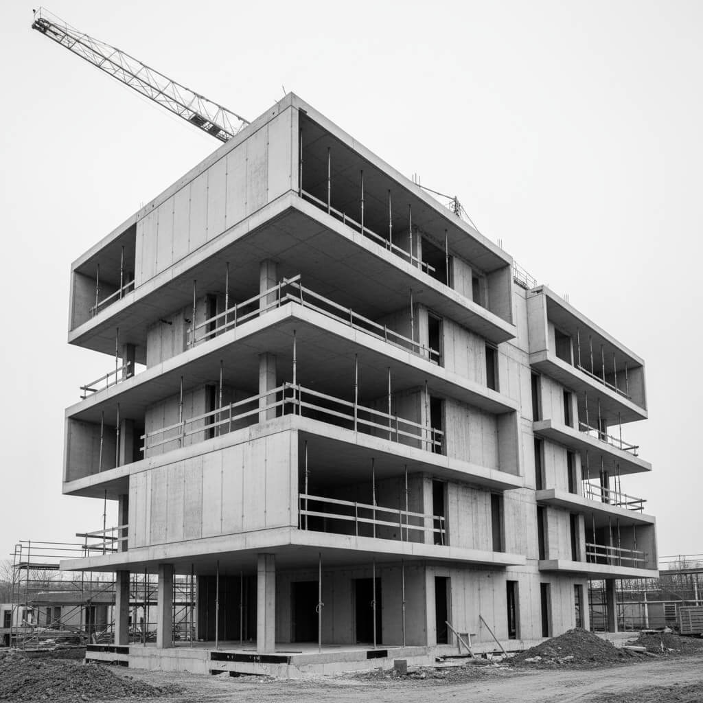 office grey structure