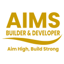 Aims Builder logo Gold